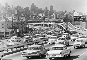 Traffic on San Francisco Freeway