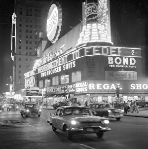Taxi Prints: Traffic and Stores in Times Square