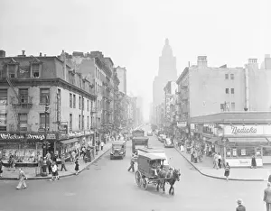 Pedestrian Prints: Traffic on West 8th Street in Greenwich Village