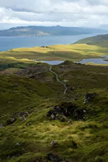 Images Dated 29th August 2015: The trail of the old man of storr, Isle of skye