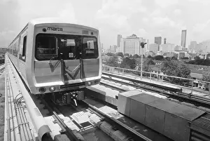 Train Approaching Station