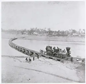 Train Crossing Kansas River
