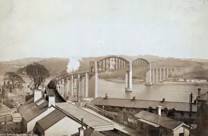 Isambard Kingdom Brunel (1806 - 1859) Gallery: Train Over The Tamar