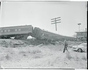 Wisconsin Prints: Train and Truck Collide