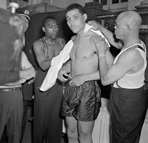 Trainer Jack Blackburn with Boxer Joe Louis