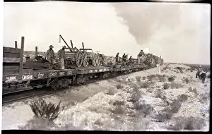 Artillery Prints: Trains Carrying Artillery
