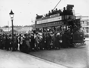 Waiting In Line Prints: Tram Queue