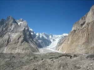Trango glacier in Karakorum range