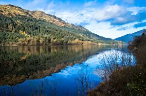 Images Dated 8th November 2014: Tranquil Loch Eck in sunshine, Benmore, Cowal