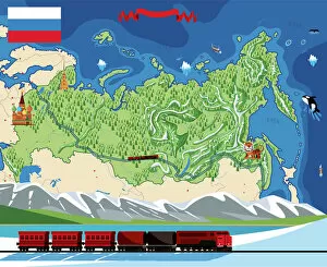 Images Dated 1st March 2018: Trans-Siberian railway