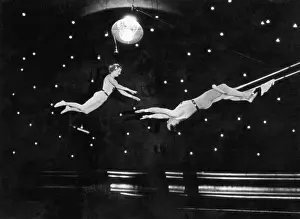 Trust Prints: Trapeze Artists Performing in Circus
