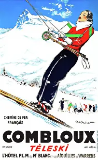 Travel Poster For Combloux
