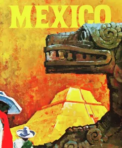 Arc0010216 Prints: Travel Poster For Mexico