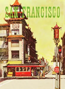 Arc0010216 Prints: Travel Poster For San Francisco