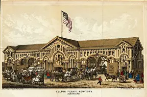 Ferry Prints: Travelers Passing Through the Fulton Ferry House
