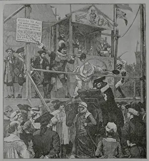 Deceit Prints: Traveling Physician with Buyers in a Town Square