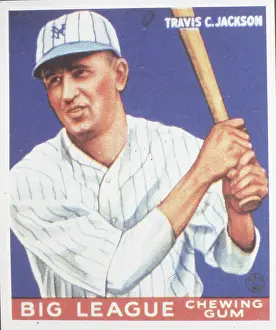 Arc0009101 Prints: Travis Jackson Baseball Card