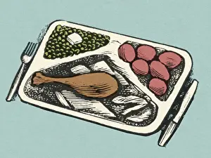 Convenience Prints: Tray of Food