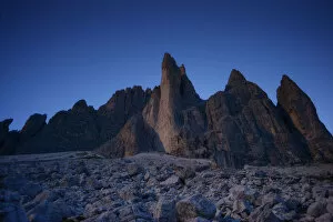 Images Dated 14th July 2016: Tre Cime / Drei Zinnen at night, Dolomites