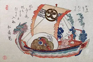 Mice Prints: Treasure Boat with Three Rats