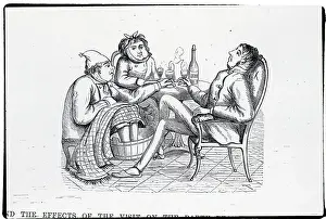 Treating Cold With Footbath And Brandy