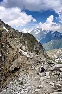 Trekking in Swiss Alps
