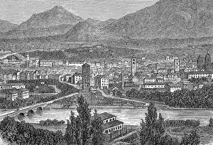 Precise Prints: Trento in Trentino, years 1870