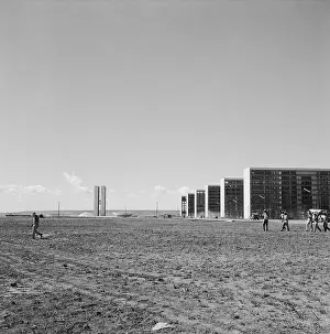 Brasilia Prints: Tres Poderes Square in Brasilia