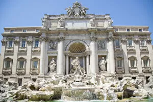 Images Dated 7th June 2014: Trevi Fountain, Fontana di Trevi, front view, Rome, Lazio, Italy