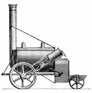 Images Dated 4th June 2018: Trevithick and his partner, his cousin Andrew Vivian, patented a steam coach