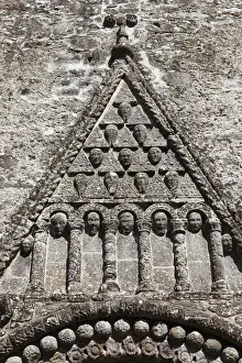 Adorned Prints: Triangular pediment on a portal