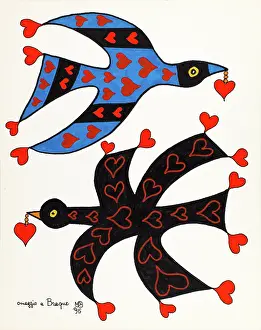 Game Prints: 'Tribute to Braque (Omaggio a Braque)