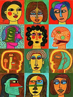 Composition Prints: 'Tribute to Corneille (Omaggio a Corneille)