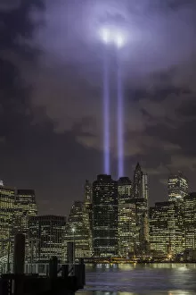 World Trade Centre, New York Collection: Tribute in Light