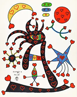 Stylized Prints: 'Tribute to Mir (Omaggio a Mir)