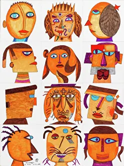 Mouth Prints: 'Tribute to Xul Solar (Omaggio a Xul Solar)