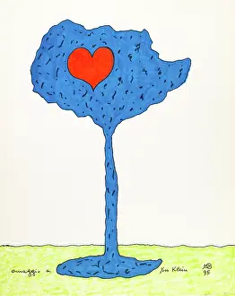Frontal Prints: 'Tribute to Yves Klein (Omaggio a Yves Klein)