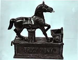 Stunt Prints: Trick Pony Mechanical Bank