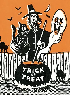 Cauldron Prints: Trick or treat