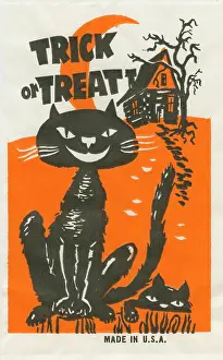 Treats Prints: Trick or Treat - Cat