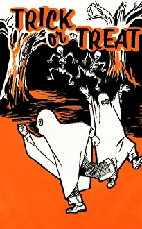 Skeleton Prints: Trick or Treat Surprise