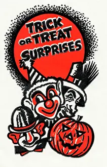 Treats Prints: Trick or Treat Surprises - Clowns