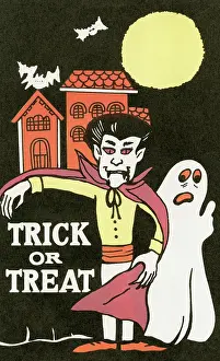 Treats Prints: Trick or Treat -Vampire
