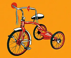 Illustration And Pain Prints: Tricycle