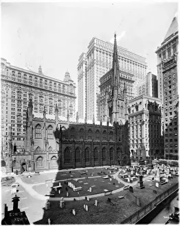 Trinity Church Cemetery In New York City