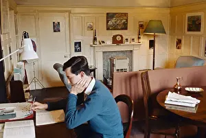 Trinity College Student Studying
