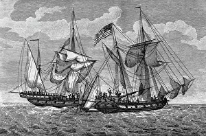 Enterprise Prints: Tripolian Pirates Attack Schooner