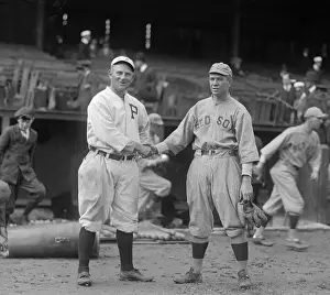 Tris Speaker During First Game Of World Series