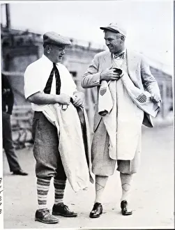 Manager Prints: Tris Speaker Looking Over Uniform with Mana