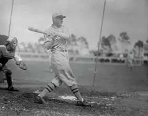 Tris Speaker Swinging Bat